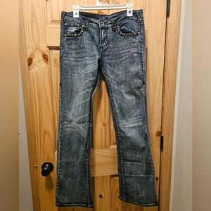 Cowgirl Tuff Rocker Extreme Jean's  30x35